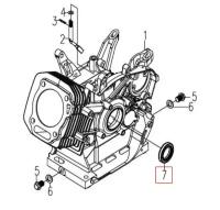 Сальник культиватора TF 545P (30x46x8) HUSQVARNA 5903843-01