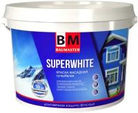 Баумастер Superwhite база C прозрачная краска фасадная ВД-АК-1180 (13кг) / BAUMASTER Superwhite base C под колеровку краска фасадная ВД-АК-1180 (13кг)