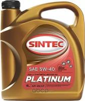 Масло моторное sintec platinum 7000 5w-40 a3/b4 синтетика 4л 600139