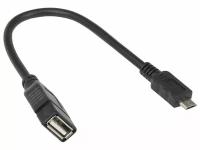 Кабель Gembird Кабель USB OTG соединительный USB A(F)-microB Gembird Cablexpert A-OTG-AFBM-001 (0.15м)