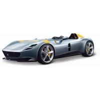 Машинка Ferrari Monza SP1 1:18 Bburago серебристый