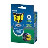 Raid Электрофумигатор Raid в комплекте с 10 пластинами Эвкалипт, 150 гр (6 штук)