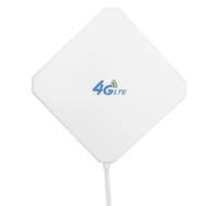 Антенна панельная LP35D-CRC9 LTE MIMO для модема Huawei, ZTE с мощным усилением 35 дБ, кабель 2м разъем CRC9