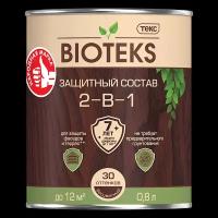 Защитный лессирующий состав для дерева Bioteks 2-в-1, 9 л, золотая сосна