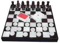 Набор шахматы, шашки, карты Renzo Romagnoli 