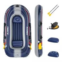 Надувная лодка Bestway 61068 BW Hydro-Force Raft Set 255х127 см с вёслами и насосом