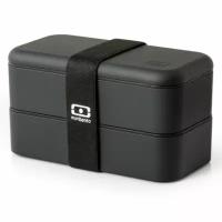 Monbento Ланч-бокс MB Original (1 л), 18.1х10.5х9.8 см, черный 1200 02 102 Monbento