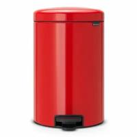 Brabantia Мусорный бак с педалью newIcon (20л), 46х29х33.5см, красный 111860 Brabantia