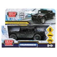 Машина металл HUMMER h1 пикап в снегу, 12 см, Технопарк