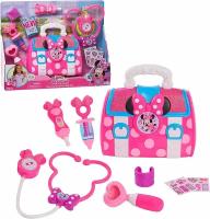 Сюжетно-ролевые игрушки Игрушка Сумка доктора 25 см Disney Juniors Minnie Mouse (звук, свет)