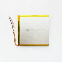 Аккумулятор для Prestigio Wize 4638 3G (3.8v до 4000mAh 102*100*3mm) АКБ для планшета универсальный / 5 контактов