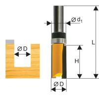 Фреза по дереву кромочная прямая Ø12.7х26 твердосплав ц/хв 8 энкор бокс