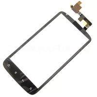 Touch screen для HTC Sensation/ G14/ Sensation XE/ G18 black (черный с белыми сенсорными кнопками)