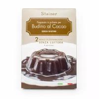 872 Основа для приготовления десерта BUDINO AL CACAO (шоколадный пудинг), 2 минуты и 4 порции, STAINER, 0,075 кг