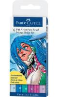 Капиллярная ручка Faber Castell Набор капиллярных ручек PITT Artist Pen Manga, Shojo