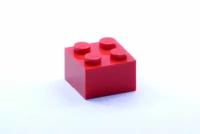 Деталь LEGO 300321 Кирпичик 2X2 (красный) 50 шт