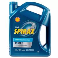 Масло трансмиссионное синтетическое Shell Spirax S5 ATF X (4л) SHL-ATF-S5-4L