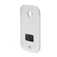 Чехол-аккумулятор EXEQ для Samsung Galaxy S3 mini, 1900 мАч, белый (SC01)