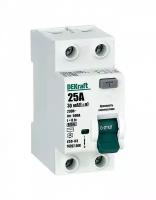 Выключатель дифференциального тока 2P 25А 30мА тип AC 6кА УЗО-03 | код 14207DEK | DEKraft (4шт.в упак.)