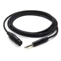 Кабель шнур 6.3 штекер - XLR (микрофонный, CANON) гнездо 3m OEM