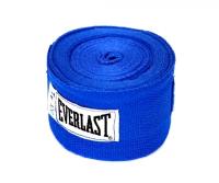 Бинты боксерские EVERLAST 3.5м Elastic, синие, артикул 4464BL