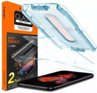 Защитное стекло Spigen iPhone SE 2020/ 8 Screen Protector EZ FIT GLAS.tR SLIM 2 Pack 054GL22382