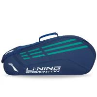 Сумка для бадминтона Li-Ning Badminton ABJS025-400F (Navy/Green) (3 ракетки)