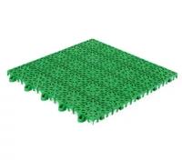 Покрытие пластиковое, универсальное 1м.кв. (9 плиток) цвет зеленый vortex/ 72