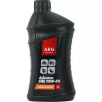 AEG Lubricants Advance SAE 10W40 API SL/CF Масло четырехтактное п/с 1л 30645