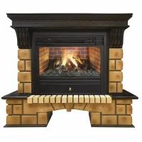 Камин RealFlame Stone Brick 26 AO с Novara 26 3D