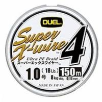 Шнур плетеный Duel PE SUPER X-WIRE 4 200m #0.6 5Color Yellow Marking 5.4Kg (0.13mm)