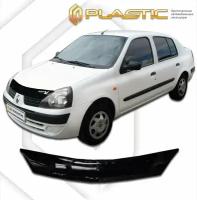 Дефлектор капота для Renault Symbol 2006-2009 Classic черный