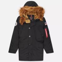 Мужская куртка парка Alpha Industries N-3B Alpine черный, размер M