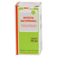 Интести-бактериофаг 100мл р-р д/приема внутрь или рект. введ