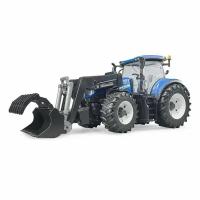 Трактор Bruder New Holland Tractor T7.315 с фронтальным погрузчиком