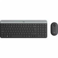 Комплект мыши и клавиатуры Logitech MK470 GRAPHITE (920-009206)