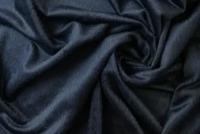 Ткань пальтовый кашемир с альпакой и шерстью синий с ворсом