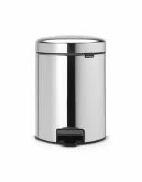 Brabantia Мусорный бак с педалью newIcon (5 л), 29.2х20.6х26.6 см, стальной 112621 Brabantia