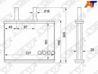 Радиатор Отопителя Салона Nissan Sunny B15/Bluebird Sylphy/ Ad/Wingroad Y11 98-05 Sat арт. ST-NY11-395-0