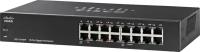 Коммутатор Cisco Small Business 110 SG110-16HP-EU /PoE 64Вт./Неуправляемый Layer 2