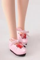 Dollmore 12inches Butterfly Shoes Pink (Розовые туфли с бабочкой для кукол Доллмор / Блайз / Пуллип 31 см)