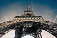 Фотообои Париж эйфелева башня 275x413 (ВхШ), бесшовные, флизелиновые, MasterFresok арт 4-191
