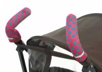 Чехлы Choopie CityGrips на ручки велосипеда/самоката/санок/коляски 371/4189 polka-dot pink