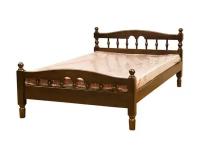 Деревянная кровать из массива сосны Точеная, 140х200 см (габариты 150х210 см)