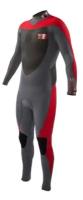 Мужской гидрокостюм для прохладной погоды Body Glove Siroko Bk/zip 4/3 Fullsuit Red
