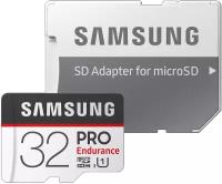 Карта памяти Samsung microSDHC 32GB class 10 PRO Endurance + SD adapter