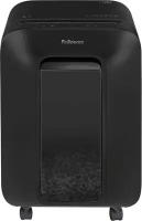 Шредер Fellowes PowerShred LX201 черный (секр.P-5)/перекрестный/12лист./22лтр./скрепки/скобы/пл.карт