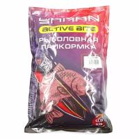 Прикормка Yaman Active Bite Карп (слива), цв. красный, 900 г Y-AB-04