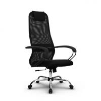 Кресло руководителя метта S-B-8 100/003 (SU-BP-8 Ch) офисное, обивка: текстиль, цвет: 20-Черный
