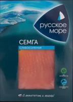 Русское Море Семга слабосоленая филе-ломтики, 120 г